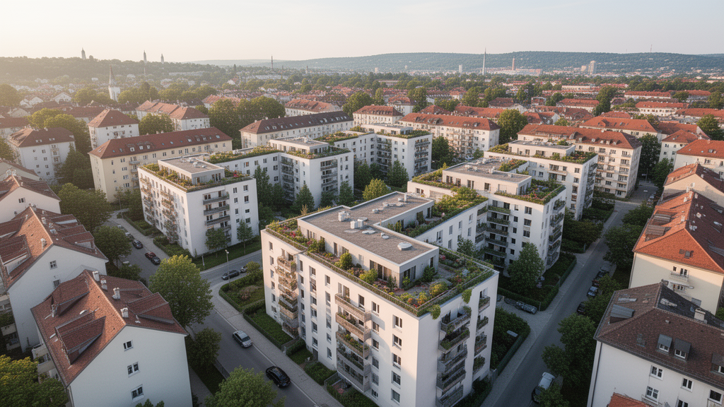 Vienna neighbourhood aerial
